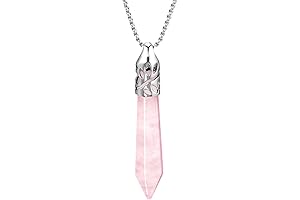 Healing Crystal Necklace: Unleash Rose Quartz Energy for Inner Peace