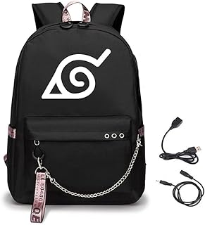 Anime Zaino per Studente Ragazza Ragazzo per Laptop Giocattoli Porta di Ricarica USB Casual Zainetto