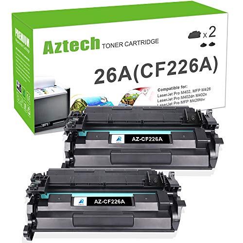 Aztech Compatible Toner Cartridge Replacement for HP 26A CF226A 26X CF226X Laserjet Pro
