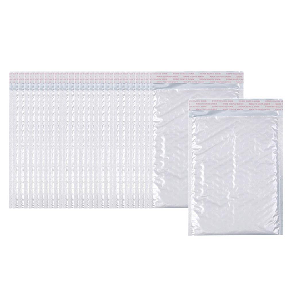 White Poly Bubble Mailers Mailing...