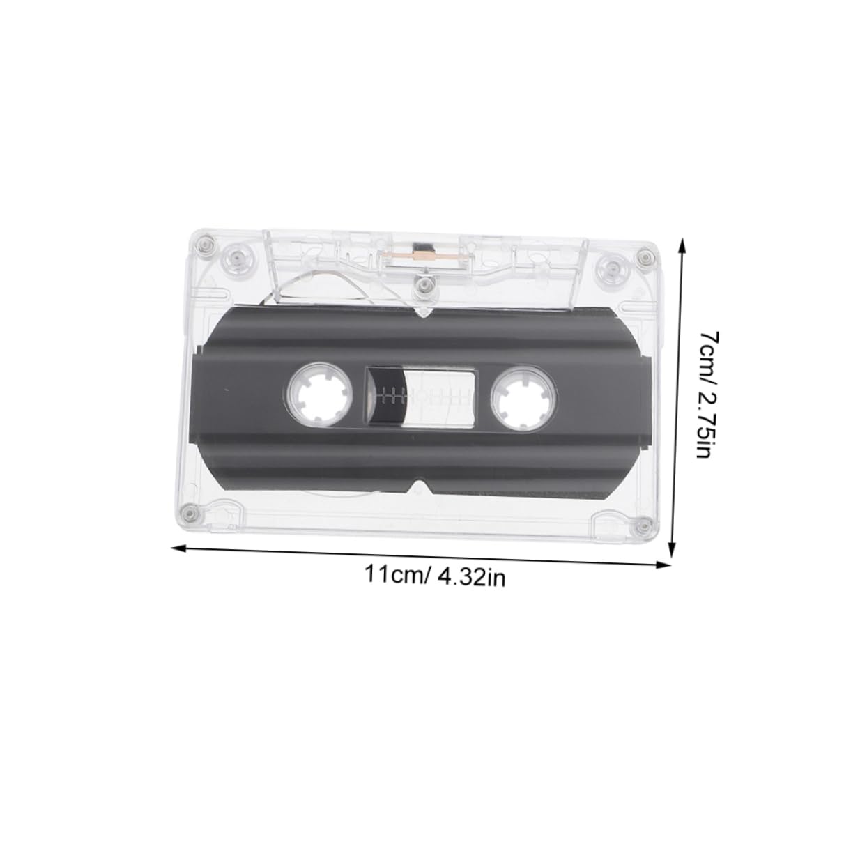 UKCOCO 20pezzi Audiocassette Vuote Registrabili Da Minuti Nastro Audio Per Registrazioni Retro e Pratico Con Scatola Trasparente