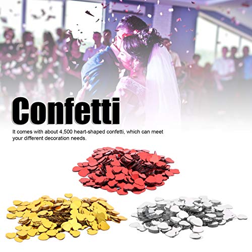 Confete de festa, superfície lisa de confete de resina para cestas de presentes