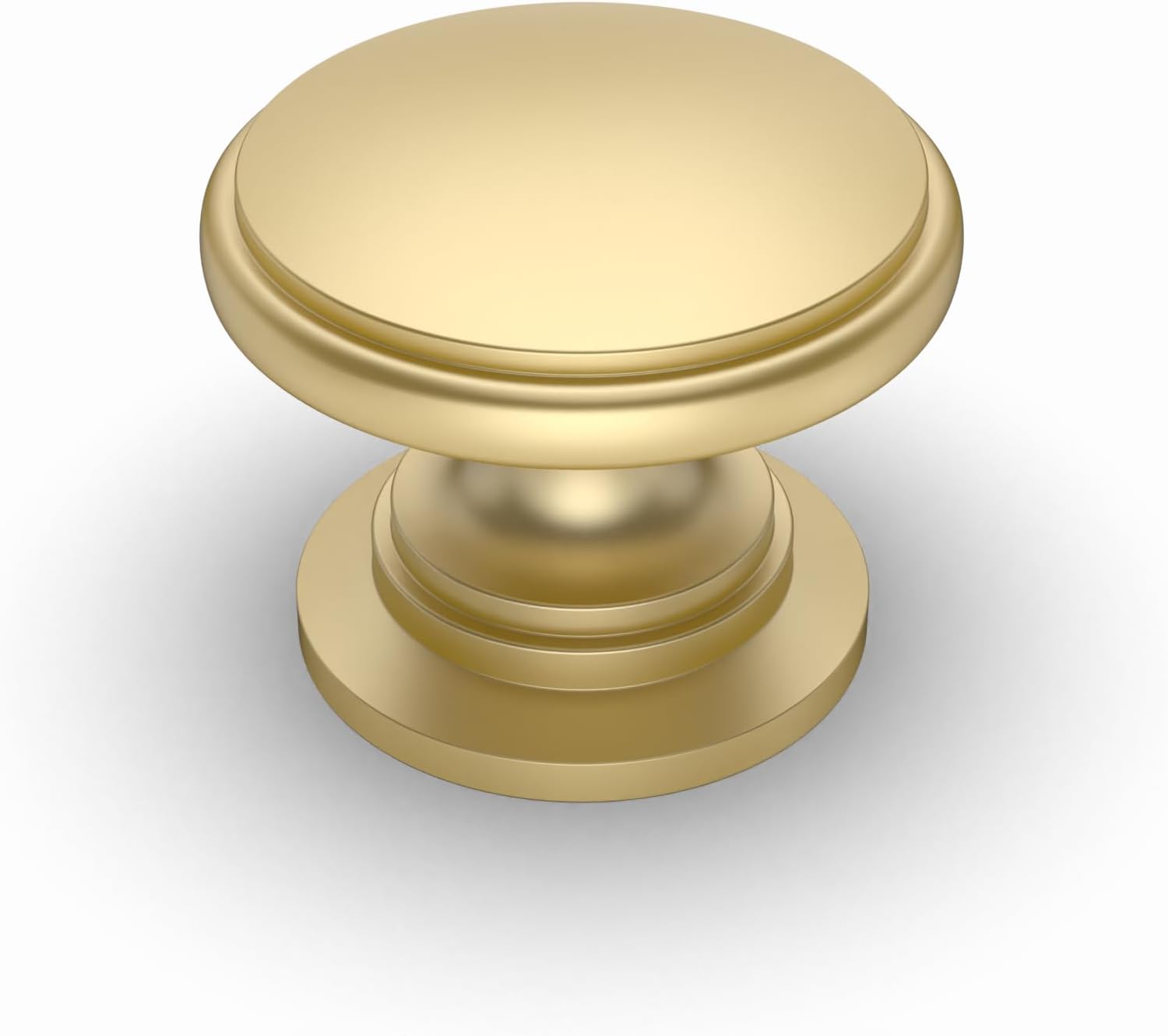 incomplete Amerdeco 10 Pack 1-1/4 inch Kitchen Cabinet Knobs Brushed Gold Cabinet Knobs Bedroom Dresser Gold Round Drawer Knobs Single Hole Cabinet Pulls… 10 Pack Brushed Gold