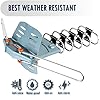 Five Star HDTV Antenna Amplified Digital Outdoor Antenna 150 Miles Range, 360 Degree Rotation Wireless Remote, with 40FT RG6 Coax Cable Installation Kit and Mounting Pole 5 TVs #4