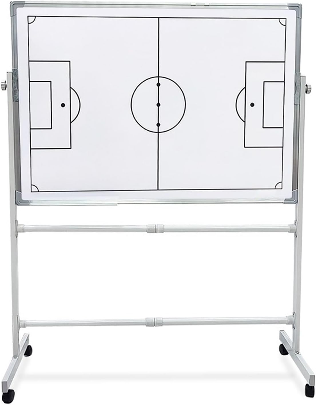 All-Weather Double-Sided Soccer Dry Erase Board, Basketball Lineup Board for Coaches, with Removable Stand, Sturdy Material, Double-Sided Available