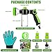 Upgraded Dog Wash Hose Attachment, 8-in-1 Sprayer Mode Garden Hose Nozzle with Pet Grooming Glove and 100cc Soap Dispenser Bottle, Adopted in Watering Flowers, Car Wash, Dog and Horse Showering