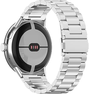 LYSANDRA Metal Band Compatible with Google Pixel Watch 3 45mm bands, Quick Release Stainless Steel Metal Replacement Strap... Price In India
