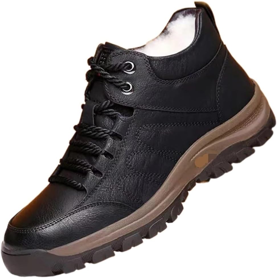 Men Waterproof Snow Warm Winter Men Sneakers Non-Slip Ankel Casual Men Shoes(39 Code)