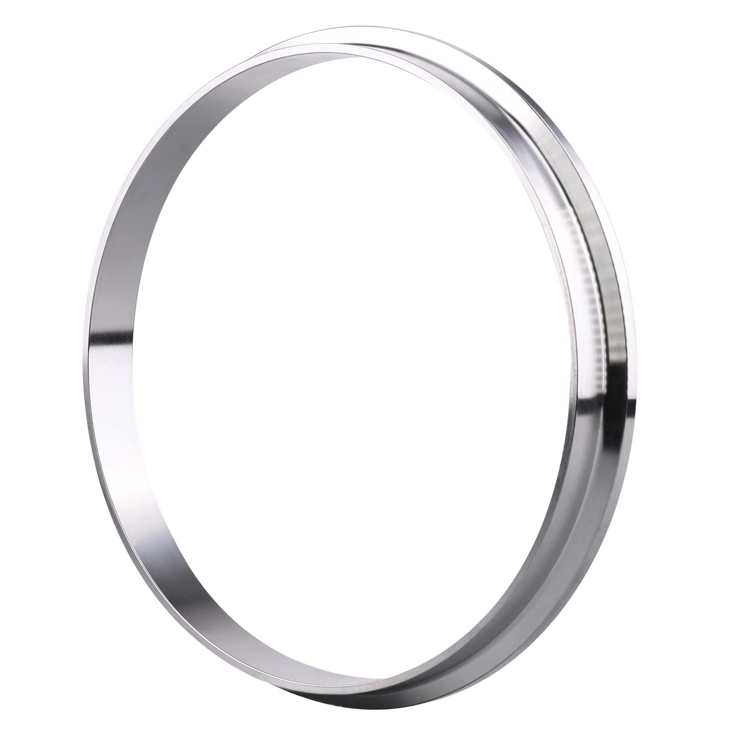 DERNORD Accesorio sanitario 304 de acero inoxidable, abrazadera de soldadura larga virola se adapta a la abrazadera Tri (tubo de 204 mm/8 pulgadas OD)