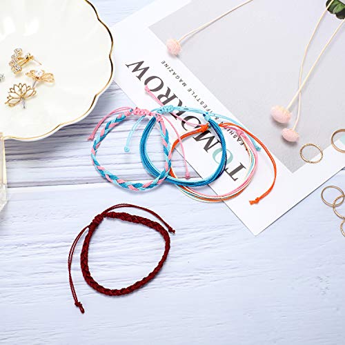 30 Colors 1Mm Waxed Cord Beading Thread For Diy Macrame Necklace Bracelet Jewelry Making String, 10M Each Color #TOP5