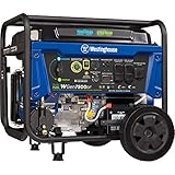 Westinghouse WGen7500DF Dual Fuel Portable Generator - 7500 Rated Watts & 9500 Peak Watts - Gas or Propane Powered - CARB Compliant (Renewed)