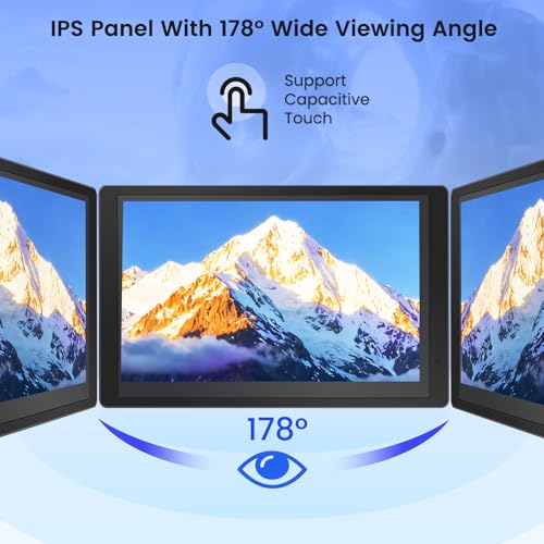 Image of ELECROW ESP32 Display 800x480, 5 inch HMI Advanced ESP32 IPS Touch Display with Acrylic Case, Support AI Speech Interaction, 32-Bit LX7 Dual-Core Processor, Up to 240MHz, Compatible with Arduino, ESP-IDF