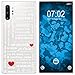 Produktbild PhoneNatic Case kompatibel mit Samsung Galaxy Note 10+ Silikon-Hülle in Love Wörter M5