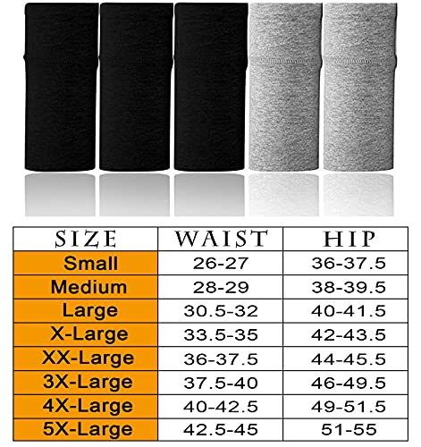 Ummiss VC06 Womens Panties, Soft Cotton Solid High Waist Tummy Control Breathable Underwear Brief,Multi,L thumb #2