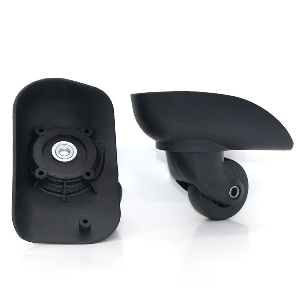 Zoofen Luggage Wheel Repair Suitcase Parts Spinner Wheels (W069, 2 Count, PVC + PP + Bearing, Swivel, 2 inches, 15 kg Load Capacity)