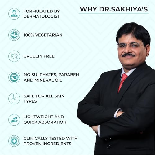 Image of Dr. Sakhiya's Acne & Pimple Face Wash (100ml) for Oily & Acne-Prone Skin | 2% Salicylic Acid Niacinamide | Controls Oil, Reduces Breakouts & Blackheads | Dermatologist Formulated