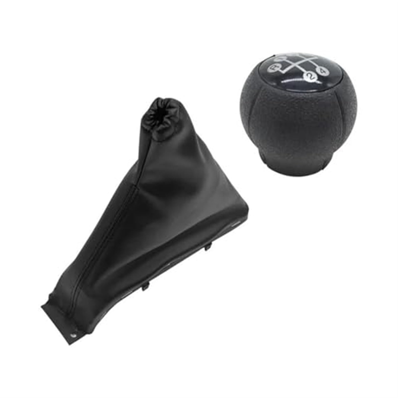 Gear Shift Knob Shifter Gaiter Boot Cover, for Opel, Astra F 1991-1998 Car Styling Handbrake Gear Shift Knob(BLACK Handbrake Gearknob)