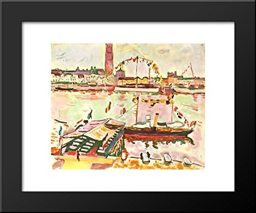 Antwerp Harbor 20x24 Framed Art Print by Georges Braque