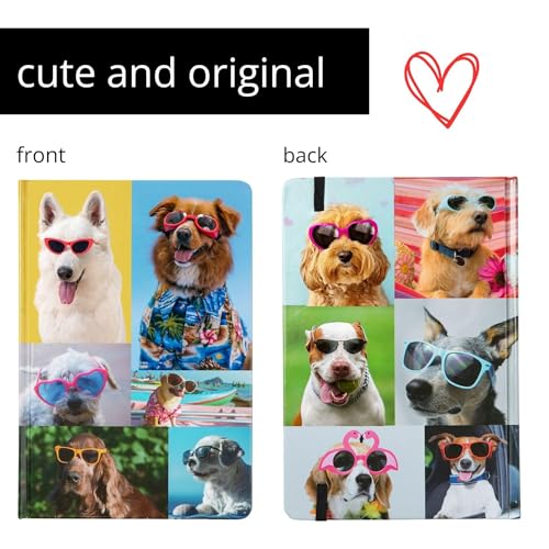 Cool Dog Journal A5 carnet de notes de qualité supérieure couverture rigide 160 pages