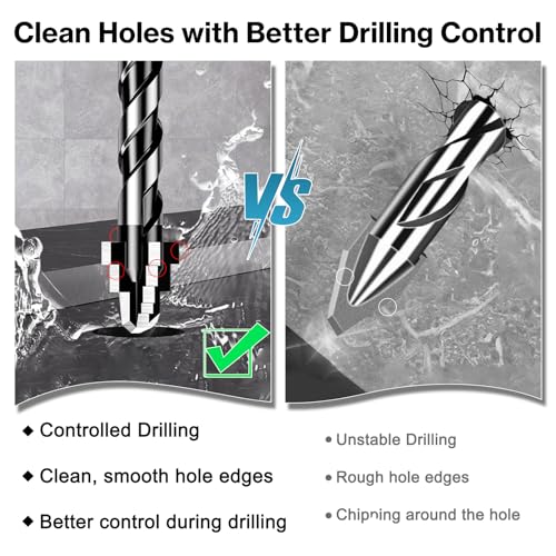 Lytool Tungsten Carbide Stepped Drill Bit Set
