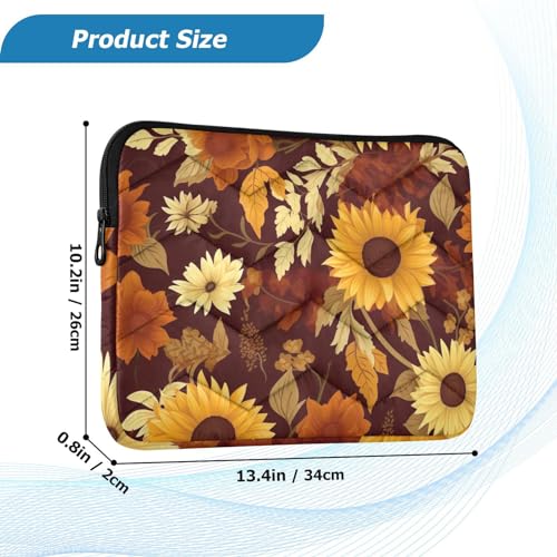 Funda para portátil de 13-14 pulgadas Sunflower Autumn impermeable miniatura 3