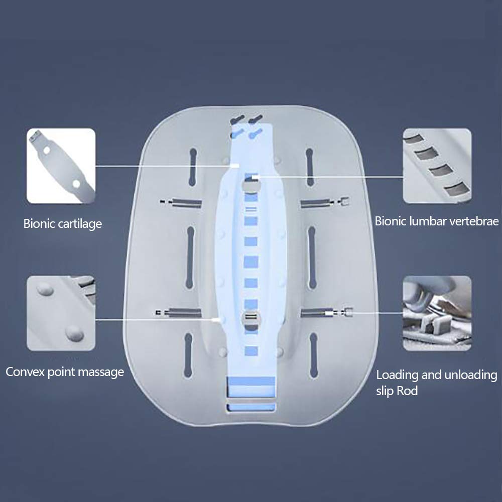 Lombare Fascia Cintura Schiena - Supporto di cartilagine bionica - Trattore per ernia del Disco Lombare - per alleviare Il Dolore Lombare,XL