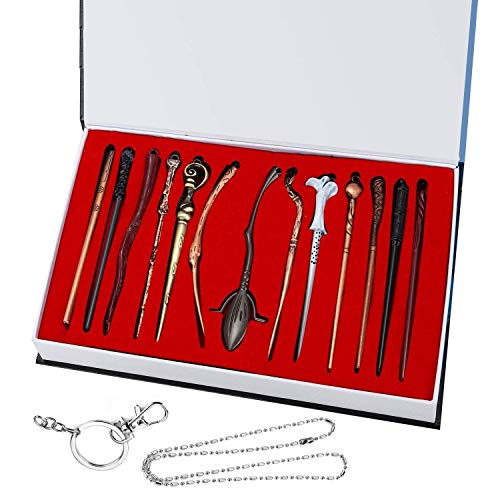 Magic Winds for Kids Creative Cosplay with Metal Core Magical Wands with Keychain