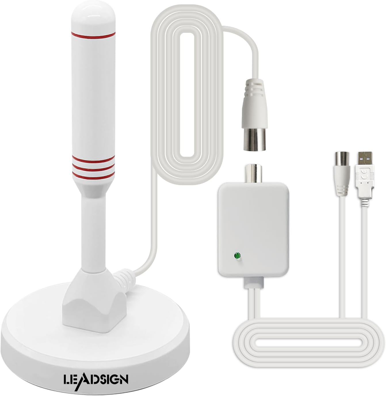 โ Indoor & Outdoor TV Aerial for Freeview 4K with Signal Booster