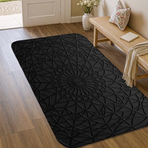 Alfombra geométrica de pelo bajo antimanchas fácil de limpiar para evitar polvo en el salón 2