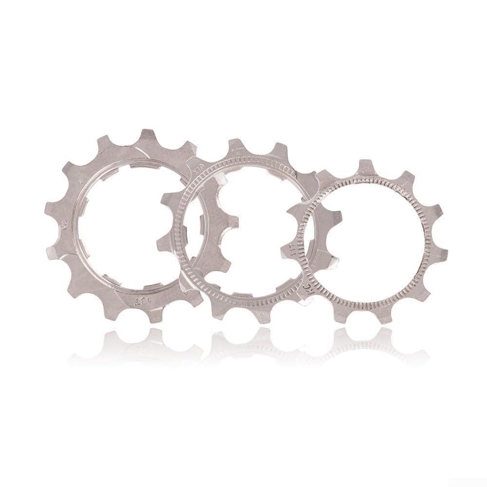 Steel Sprocket Gear for Road For Bike and Mountain For, 8 9 10 11 Speed Freewheel Cassette Cog with 11 12 13 Tooth Options, For Silver Replacement Cycling Component(9s 11T)