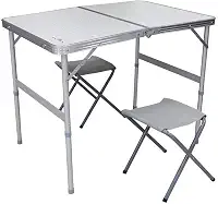 Nautika Conjunto de mesa e banquetas Domo dobrável