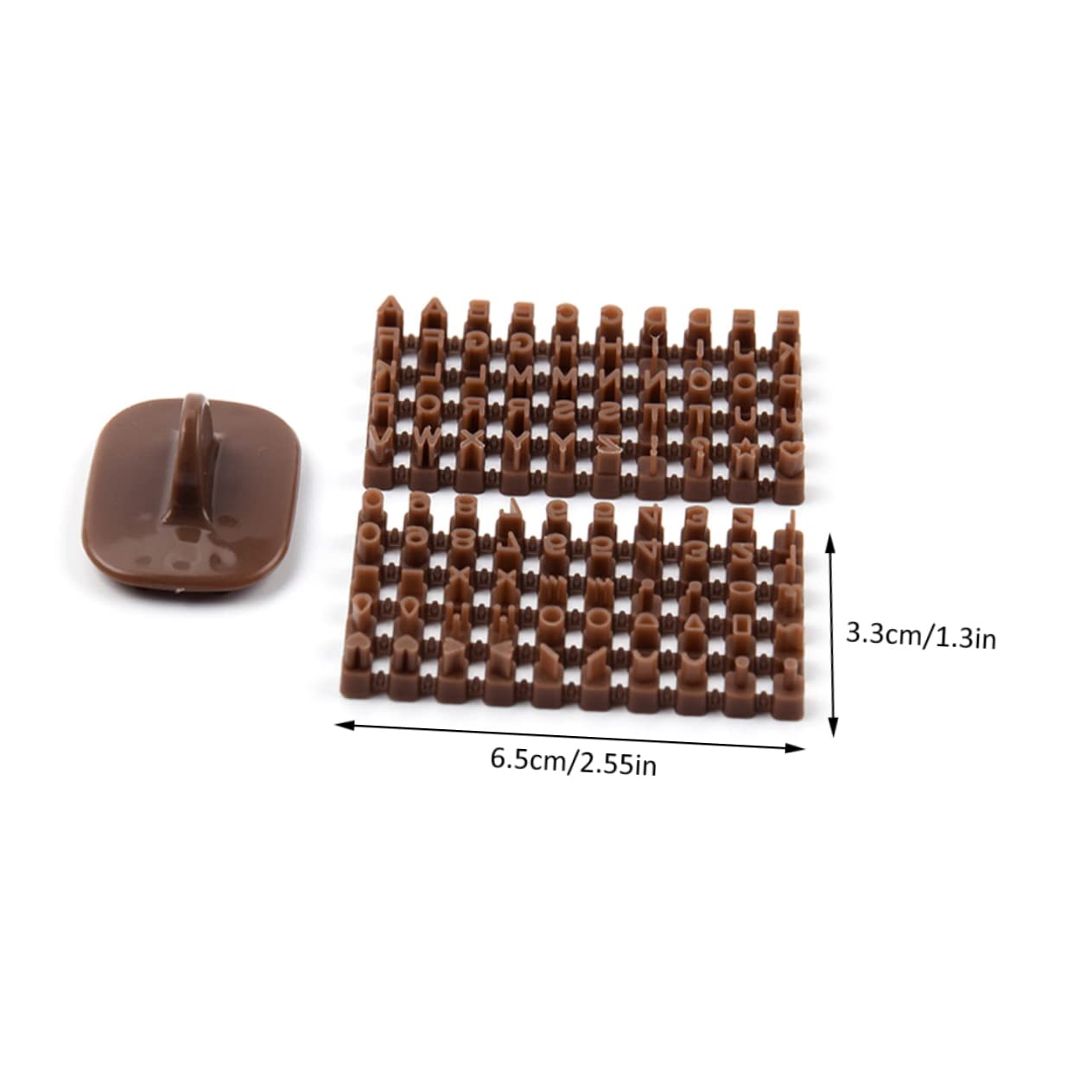 STOBOK 10juegos Sellos De Letras De Arcilla Polimérica Mini De Herramientas Diy Para Manualidades Para Decorar Galletas y Proyectos De Fondant Material Resistente y