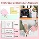ASprink Mini Tragbare Aufkleber Drucker Thermodrucker, M02S Sticker Drucker mit 1 Rolle Thermopapier, Ideal für Studie Notizen Bilder DIY Etiketten, Studiennotizen, Fotos