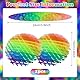 Anti Stress Spielzeug, 2 Stück Fidget Wurm Spielzeug, Formwandelnder Sensorisches, Stressabbau Twisty Wurm Flexibles, Stretchy Stress Relief