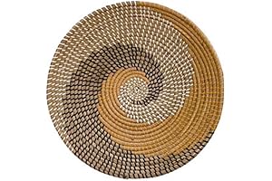 Woven Wicker Rattan Wall Basket Decor, the Landmark of Boho Wall Art