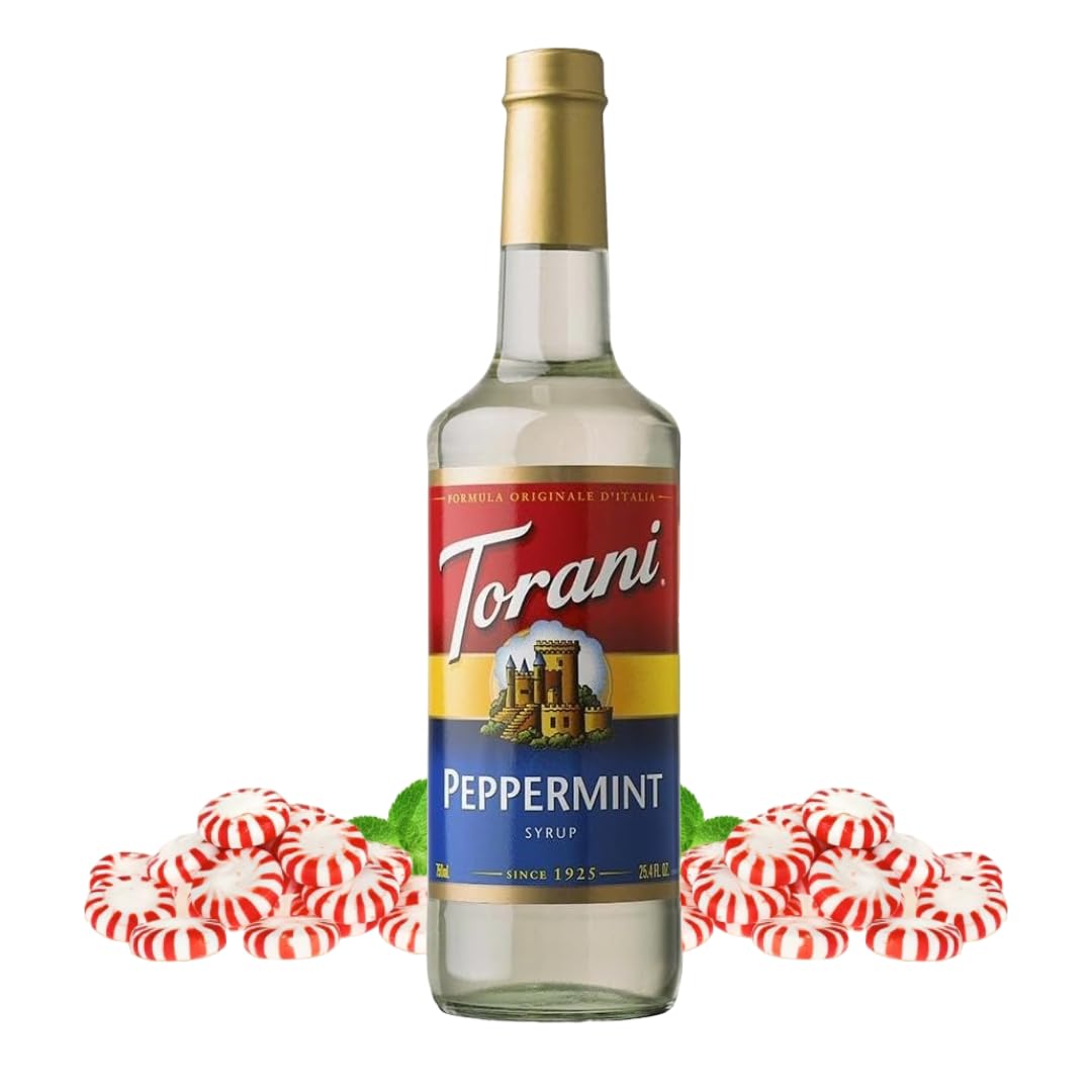 Torani+Peppermint+Coffee+Syrup+25oz+-+Plastic+Bottle