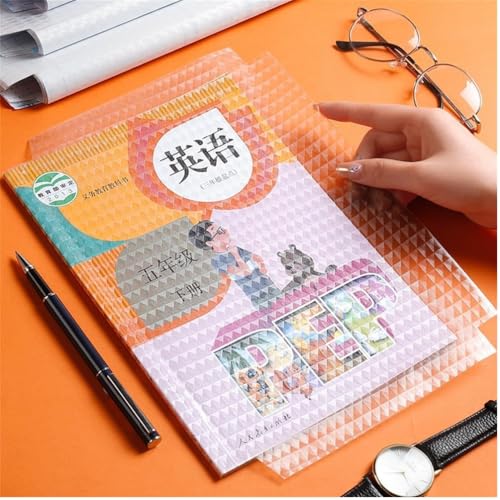 Image of NAITIK CREATION Self Adhesive Transparent Book Covers - 30 Pcs (A5 /B5 /A4 Sizes) | Waterproof Book Cover Sticker Film | Book Binding Cover for School Textbooks & Notebooks
