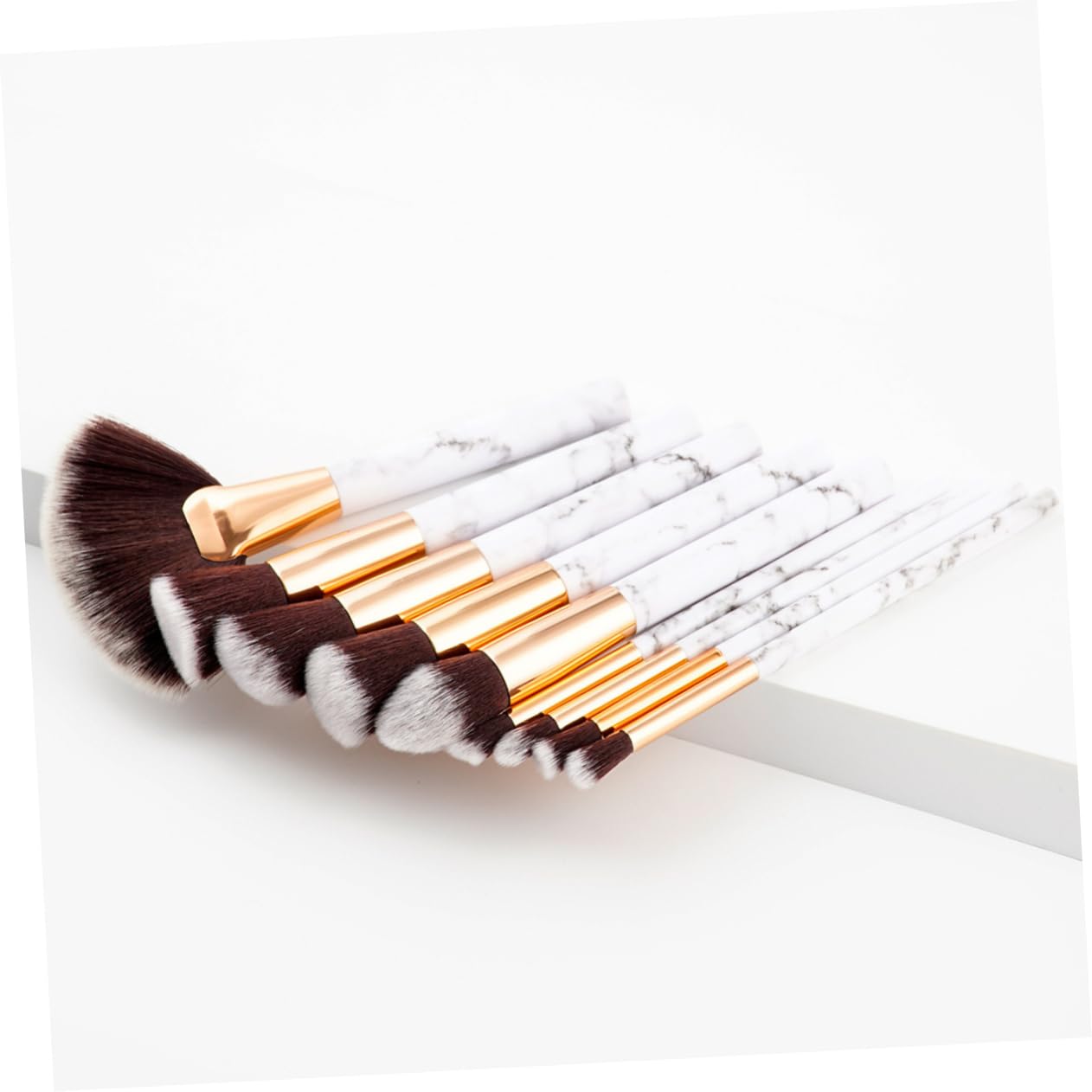 MAGICLULU Set Di 3 Pennelli Per Il Trucco Pennello Triangolare Per Fard Setole in Nylon Anti-perdita Facile Da Pulire Ottimo Per Luso Quotidiano E Per La Sperimentazione T-09-002 9 Pezzi*3