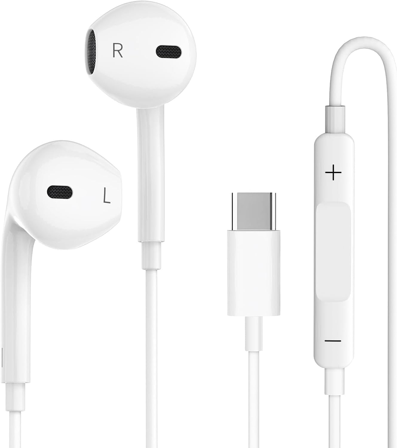 USB C Earphones Wired, Type C Headphone with Micphone,Typ-C Ear Bud Compatible with Apple iPhone 15 16 iPad, Samsung Galaxy S25 S24 A53,Google Pixel,Xiaomi Redmi,Huawei Honor,Oppo,Vivo-image-33