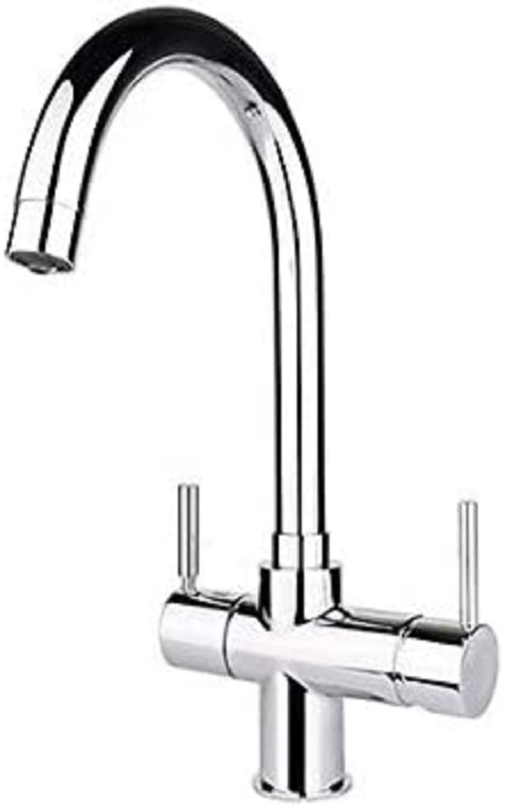 InSinkErator 3N1 Roma Instant Hot Water Tap and Tank Kit - Hot, Cold, and Filtered Hot Water Tap w/Safety Lock, Filter and Heater Tank - Kitchen Near-Boiling Water Tap to 98 Degrees C - Chrome