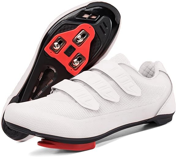 Mens Womens Indoor Cycling Shoes Compatible with Peloton Bike Shoes