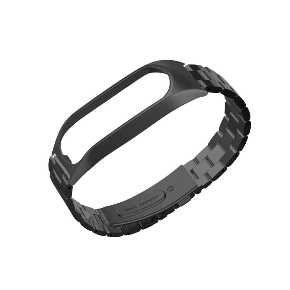 HOMSFOU Correa De Reloj De Acero Inoxidable Pulsera Banda De Reloj Inteligente Correas De Reloj De Reemplazo Correa De Reloj Bandas De Reloj Inteligentes Black