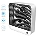 Produktbild CestMall USB Ventilator Schreibtisch, büro Schreibtisch Fan, 2 Gang tischventilator Silent USB Schreibtisch Fan, perfekte Personal lüfter für Home Office Desktop (ohne Batterie) (White)