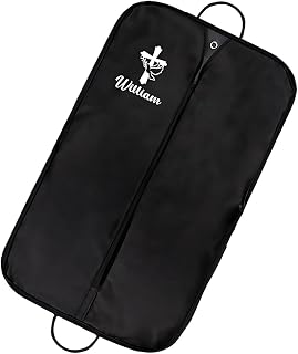 Custom Name Cross Clergy Robe Garment Bag Pastor Travel Garment Bag with Leather Handle Unique Pastor Gifts for Men Personalized Pastor Robe Carry Garment Bag for Travel Clergy Garment Bag
