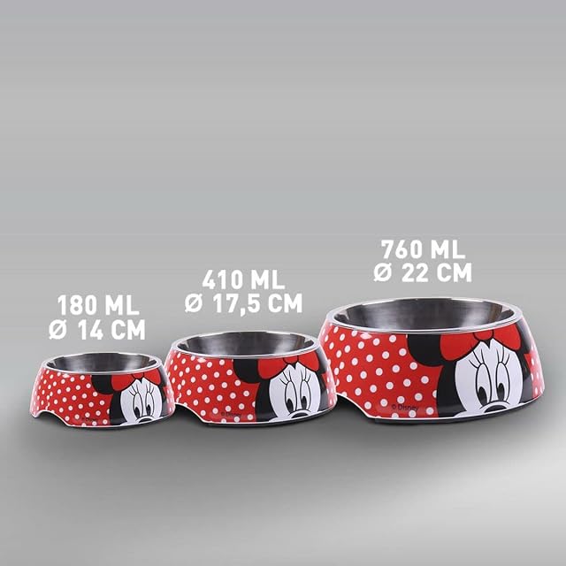 Foto 3 de 8 de Cerdá - For Fan Pets, Comedero para Mascotas de Minnie Mouse - Licencia Oficial Disney, Multicolor, M