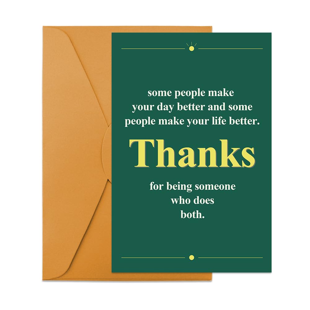 Thank You Cards for Graduation Wedding Anniversary Card for Husband Wife Retirement Card for Teacher Co Worker Farewell Gifts for Coworkers Friends