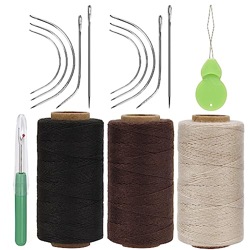Lusecarl Hair Extension Sewing Kit with Needles and Thread
