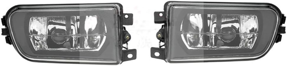 Car Front Fog Lights (Bulb Is Not Included) Replacement for BMW E39 5-Serise 1995 1996 1997 1998 /Compatible with BMW Z3 1997 1998 1999 2000 2001 Auto Bumper Grille Driving Fog Lamps