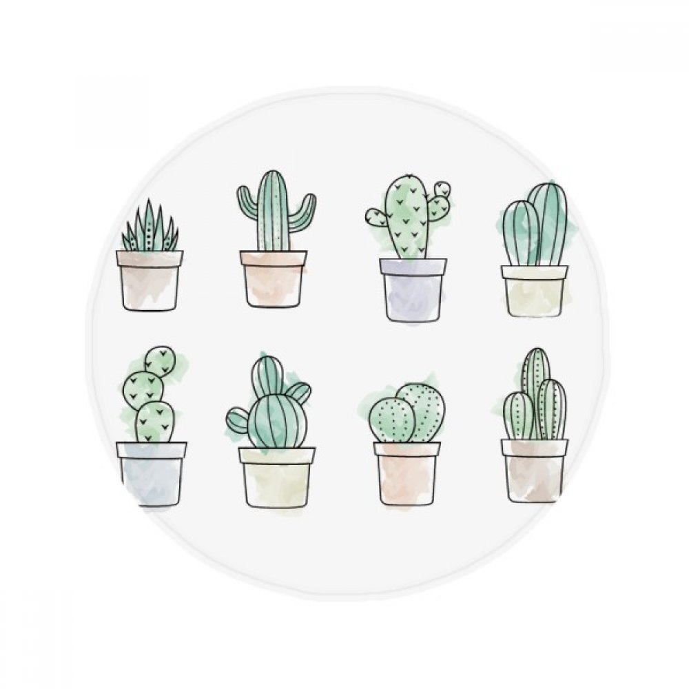 Tapis pet rond plantes en pot 80cm, idée cadeau déco originale