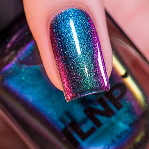 Image of ILNP Hush - Teal, Blue, Violet, Orange, Red Ultra Chrome Color Shifting Nail Polish